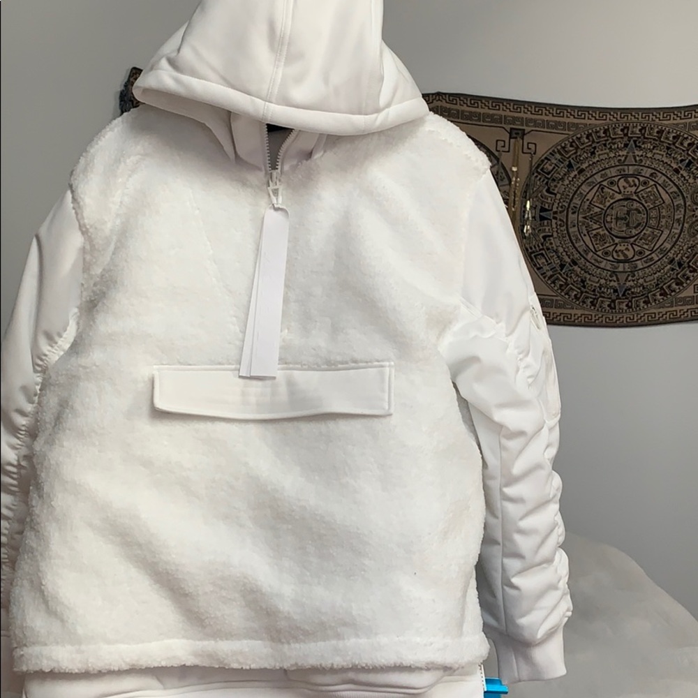 Ivy Park 1/2 Zip Sherpa Layered Jacket
